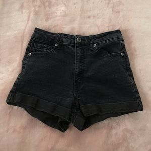 Forever 21 Black Jean Shorts